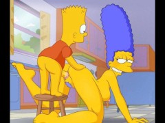 Simpsons Porno # 1 Bart ficken Marge Cartoon Porno HD
