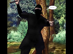 3D-Comic: Ninja-Schriftrolle. Episoden 1-3